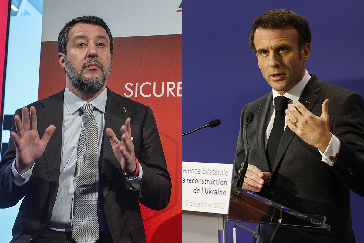 Ukraine and the Rome-Paris diplomatic crisis, Salvini: "Macron is a bit touchy." The opposition: "This is embarrassing Italy."