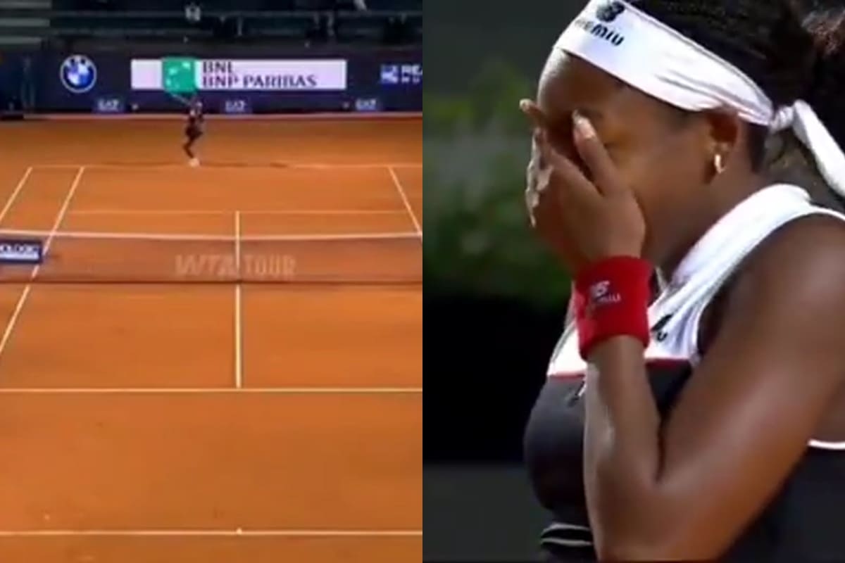 На турнире ATP в Риме царит неразбериха: Гауфф подает, но Чжэна нет на корте. ВИДЕО