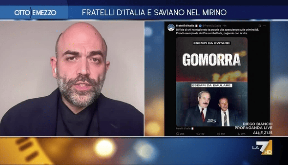 Capaci und Saviano weiterhin gegen FdI: „Es ist keine Partei, sondern eine Bande“