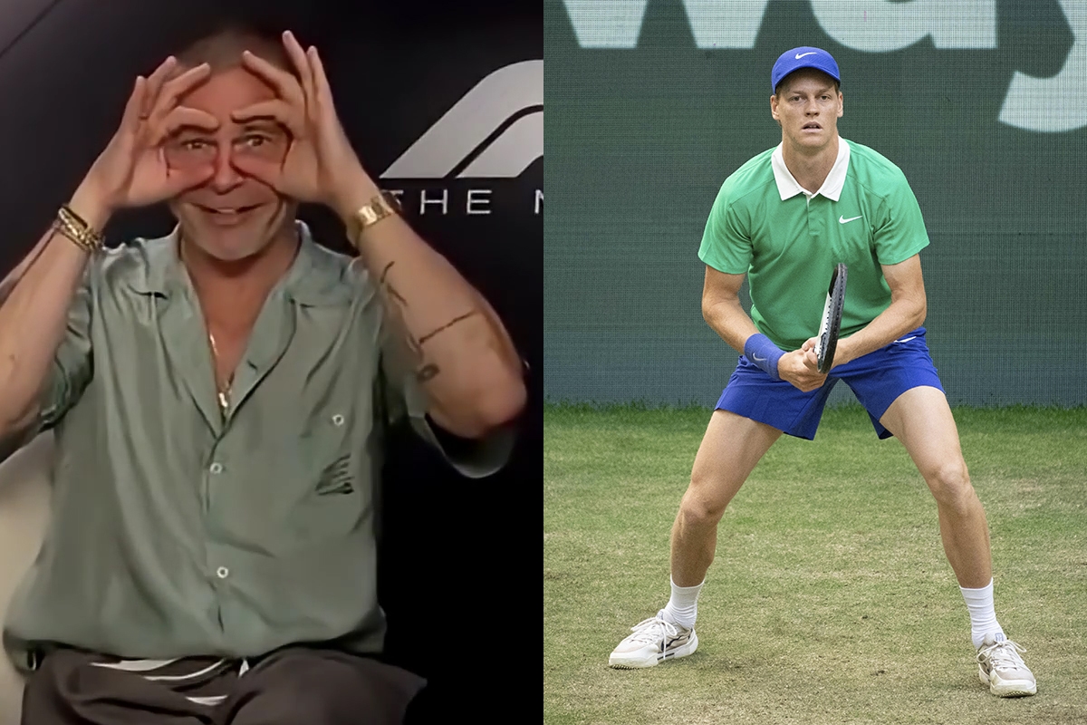 Brad Pitt surpreende a todos no TG1: "Deixem-me cumprimentar Jannik Sinner". VÍDEO