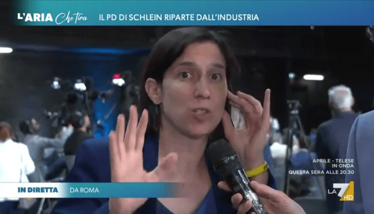 Schlein haalt uit naar Meloni: "Ze bagatelliseerde Trumps tarieven en riskeerde daarmee een handelsoorlog voor Italië."