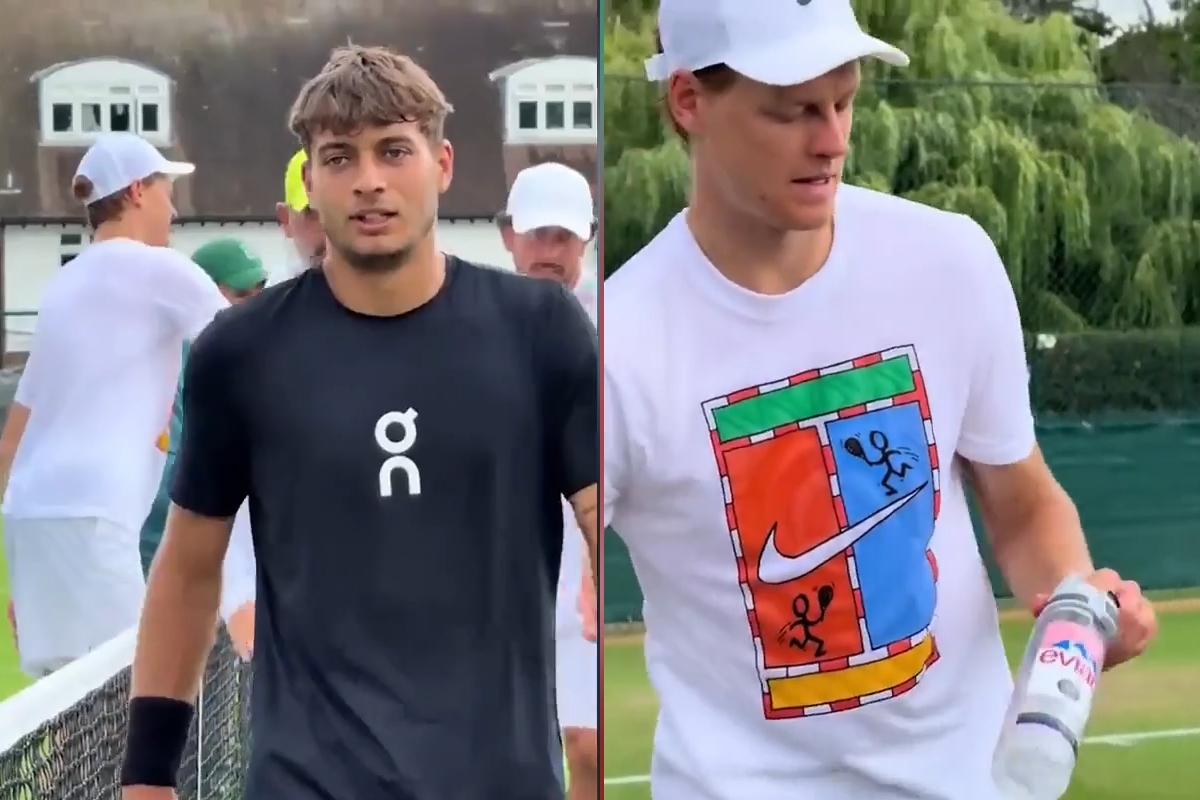Wimbledon, Cobolli nach Training mit Sinner erschöpft: „Es ist endlich vorbei, ich war am Sterben“
