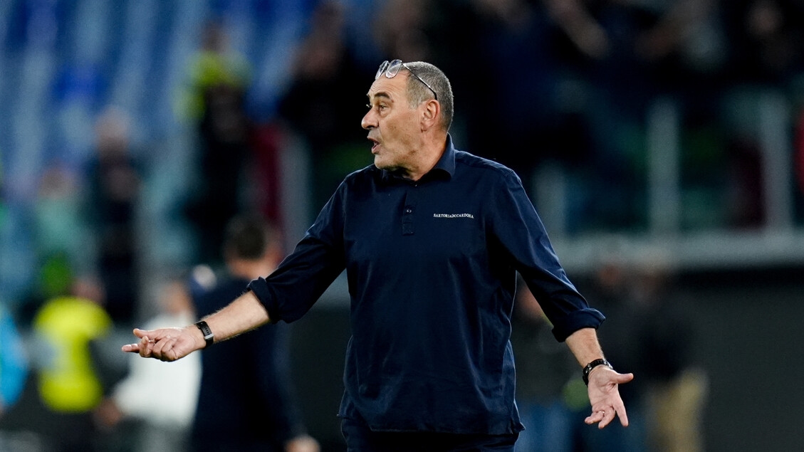 Sarri: "Lazio is growing, we're becoming mentally strong."