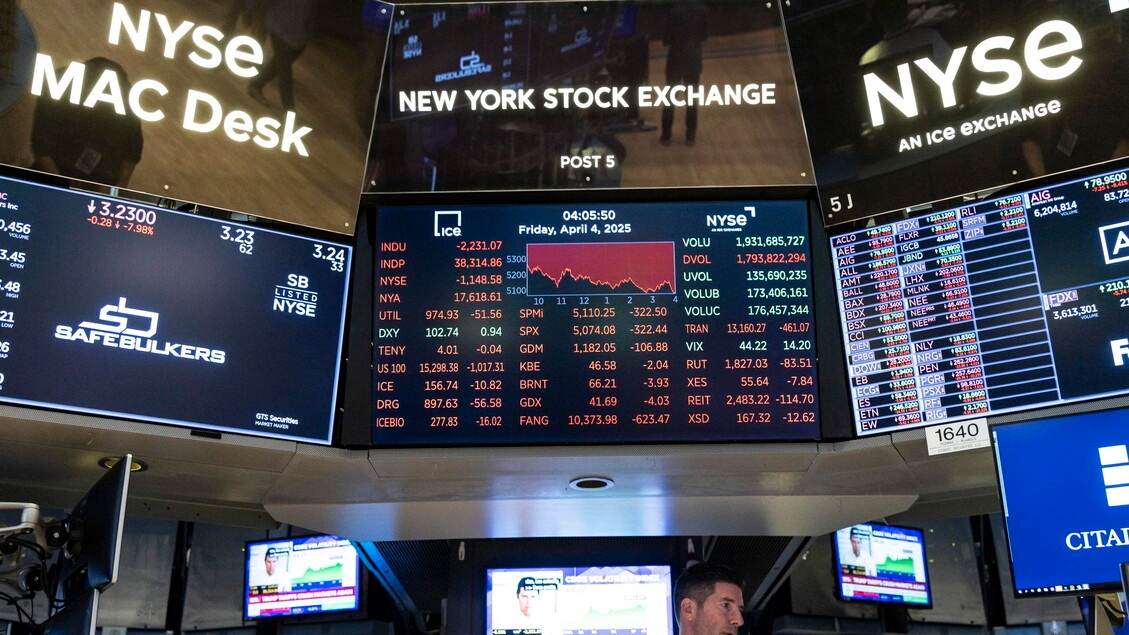 Wall Street worsens with duties, Dj -1.44%, Nasdaq -1.26%