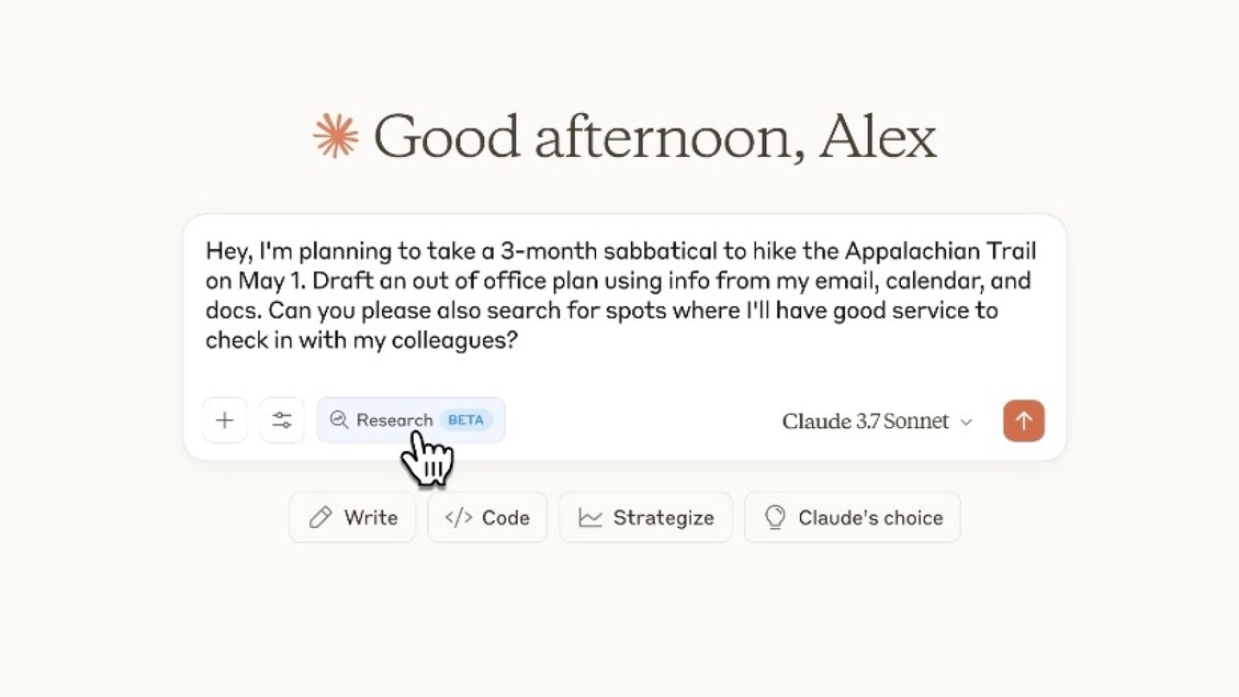 La rivale di OpenAI aggiorna chatbot con voce e ricerca web