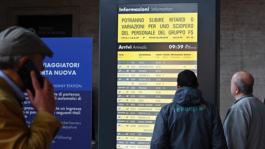 Отмененные поезда и перебои в движении по всей Италии
