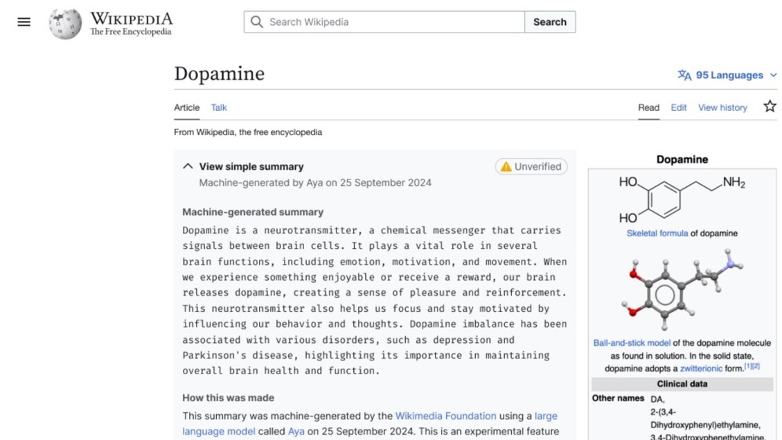Wikipedia elimina riassunti generati dall'IA, protestano gli editor
