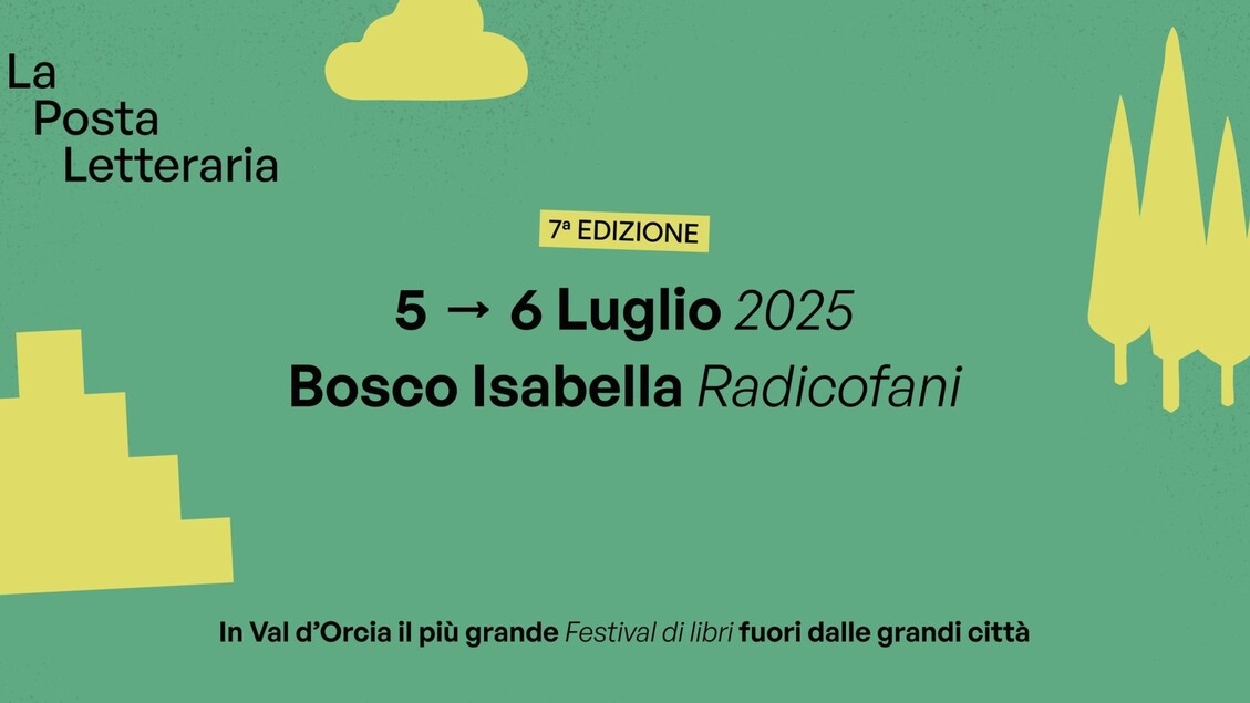 Val d'Orcia, het literaire postkantoor keert terug naar Radicofani