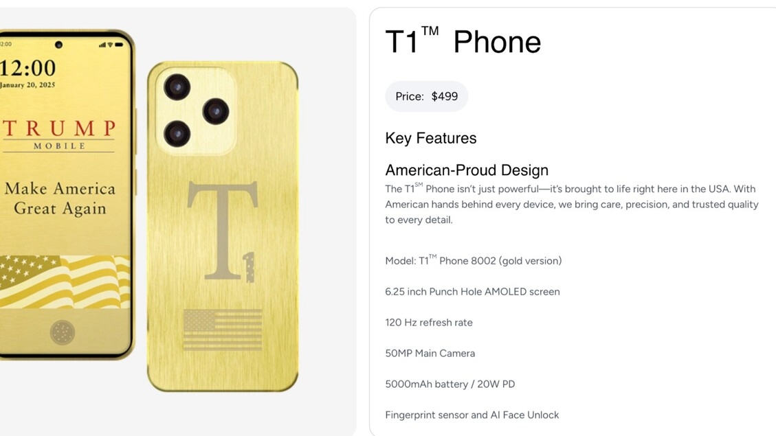 Trump Mobile supprime les références « Made in USA » du site T1 Phone