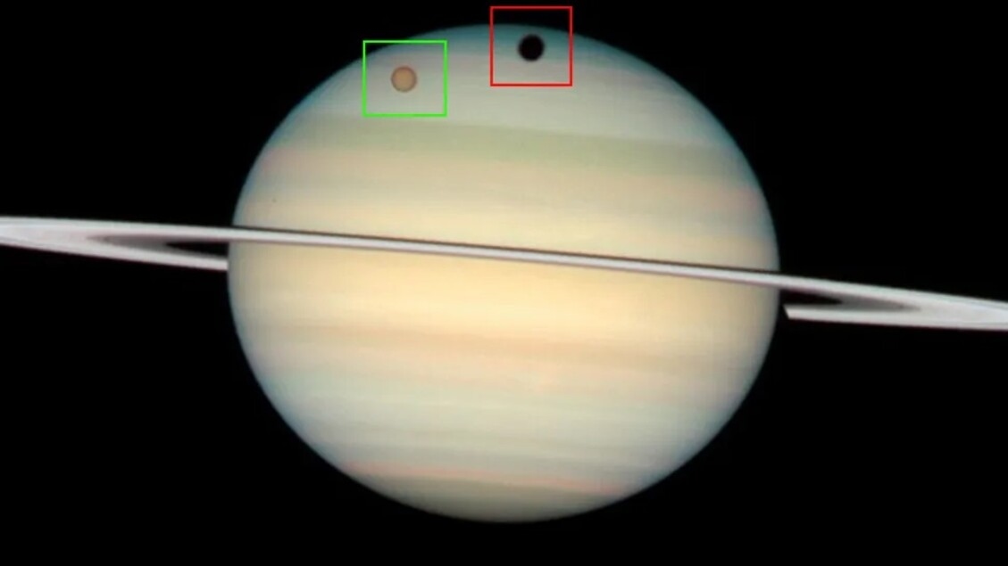 Titans Schatten auf dem Saturn bietet ein spektakuläres Ereignis, das nur alle 15 Jahre vorkommt