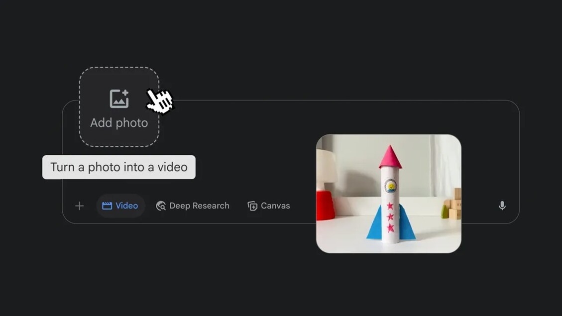 Créez des vidéos à partir de photos, Google Gemini étend la fonction