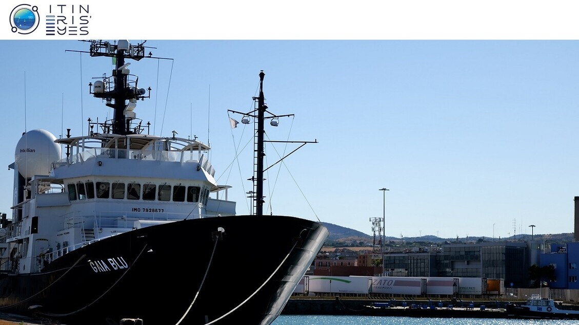 O navio Gaia Blu estuda o estresse climático no Mediterrâneo