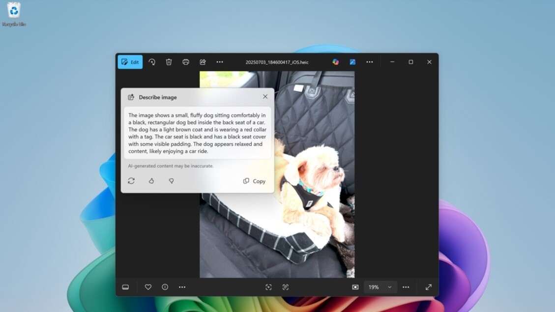 « Décrivez l'image » : l'accessibilité sur Windows est optimisée par l'IA