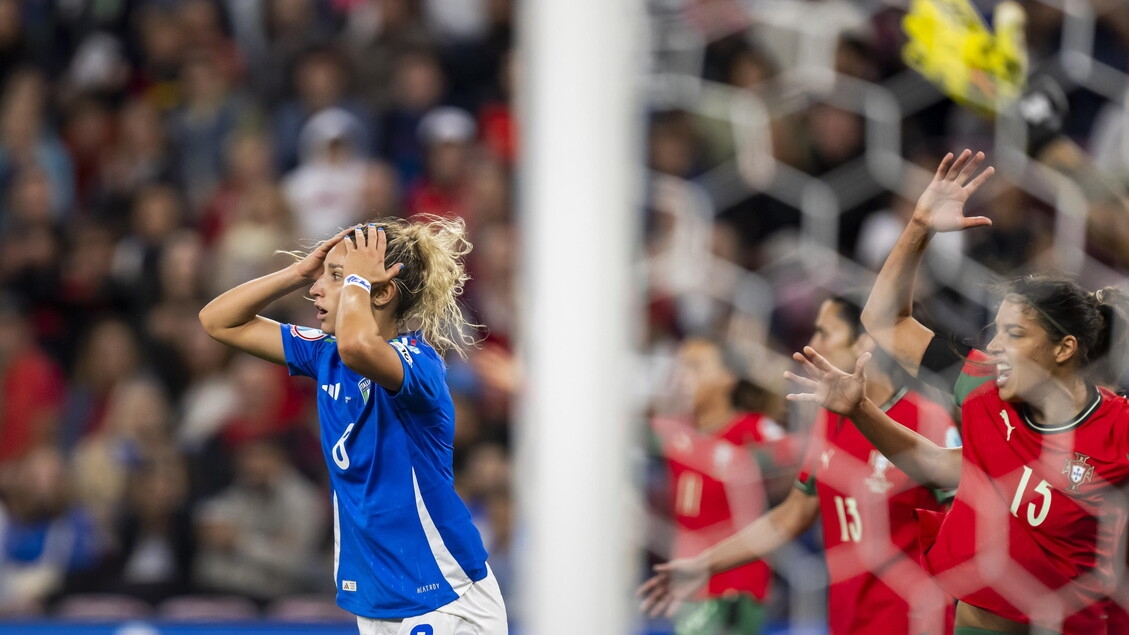 Eurocopa femenina: 1-1 con Portugal, Italia aplaza el sueño de cuartos de final
