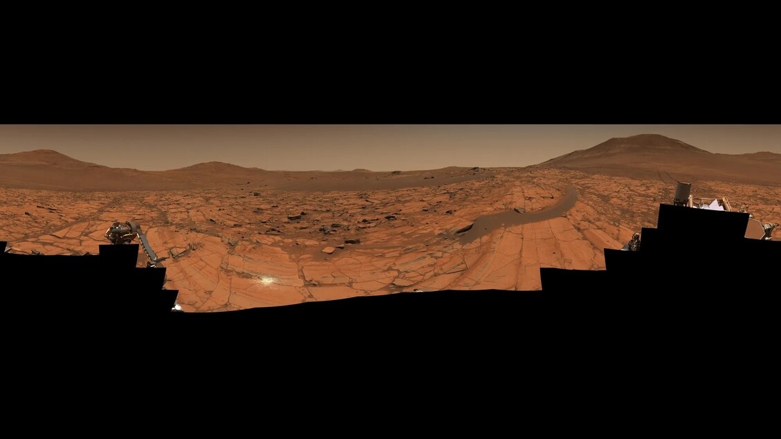 Rätselhafte Gesteine in einer der klarsten Ansichten des Mars