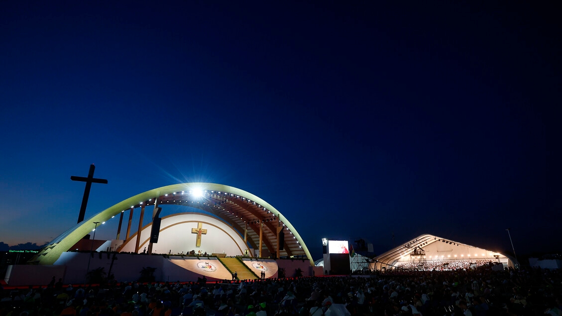 O Papa aos jovens: "Descansem, até amanhã."
