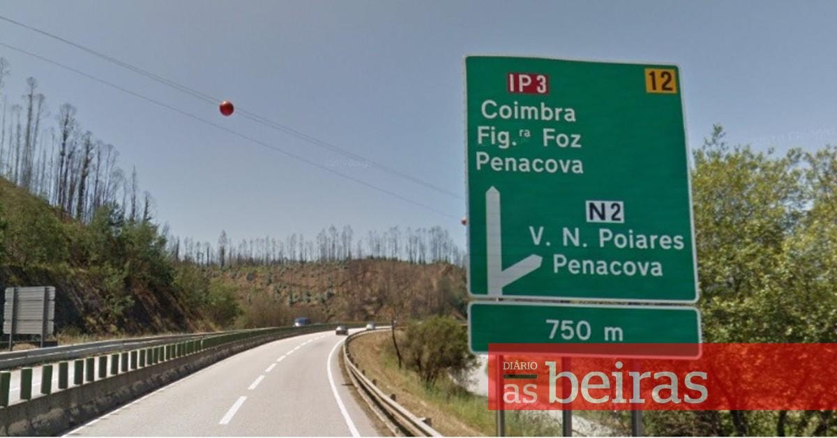 Collision in Santa Comba Dão causes two deaths and cuts off IP3