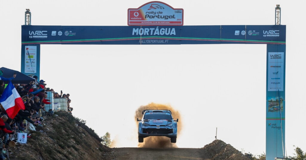 Rally de Portugal: El rendimiento en Mortágua se mide con aplausos en el salto