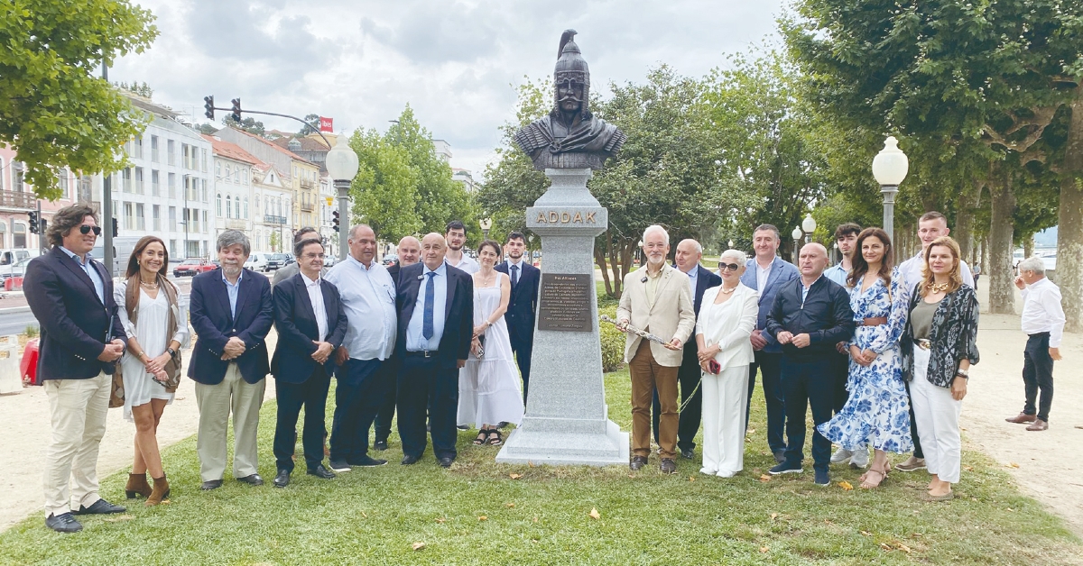 Coimbra: City immortalizes legacy of King Ataces with bust in Manuel Braga Park