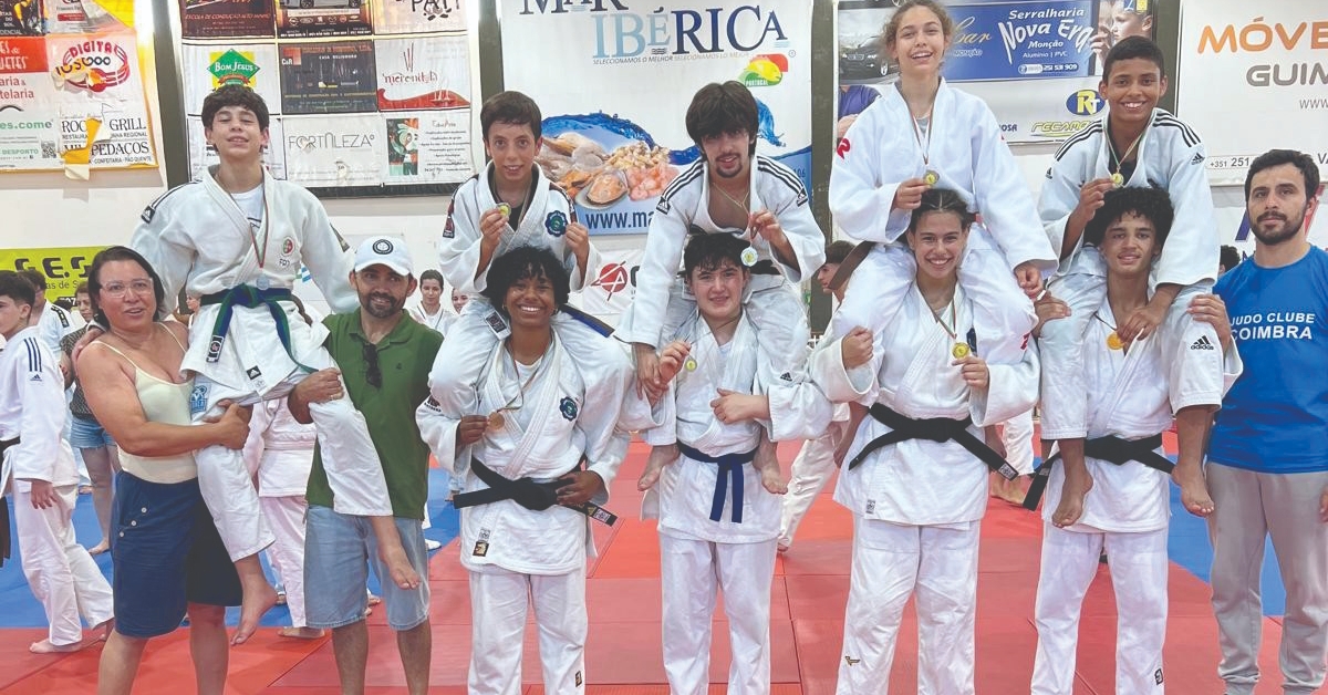 Judo: Tres medallas de oro para jóvenes atletas del Club de Judo de Coimbra