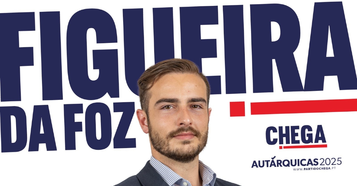 Local elections: Parliamentary advisor Hugo Fresta is Chega's candidate in Figueira da Foz