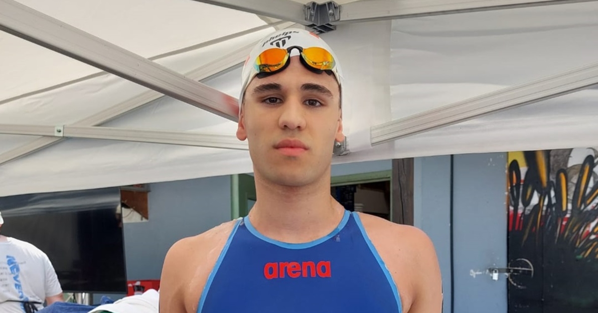 Ricardo Santos im Halbfinale über 200 m Rücken bei den World University Games