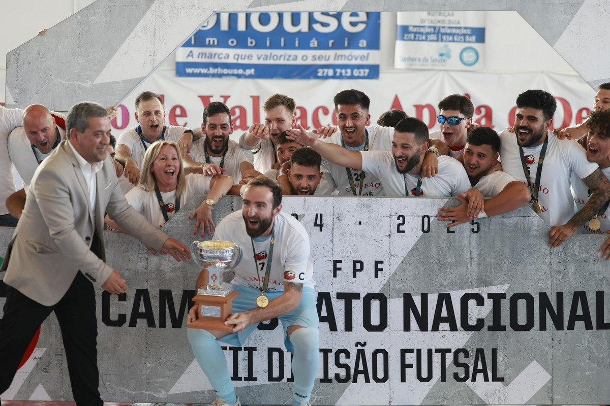 Il Valpaços è campione nazionale della 3ª Divisione di Futsal