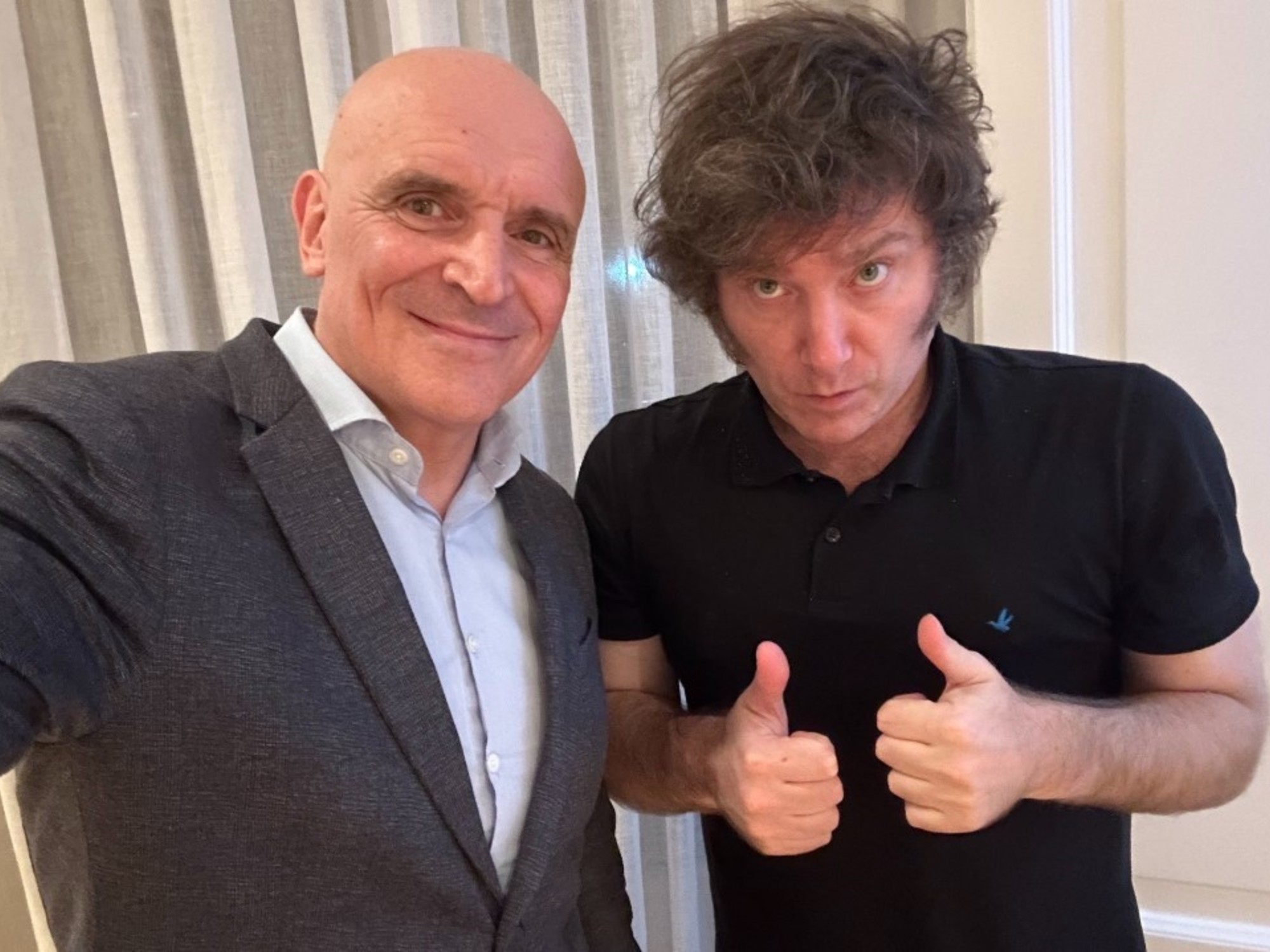 Javier Milei's reaction to the insults directed at José Luis Espert by Kirchnerist deputies