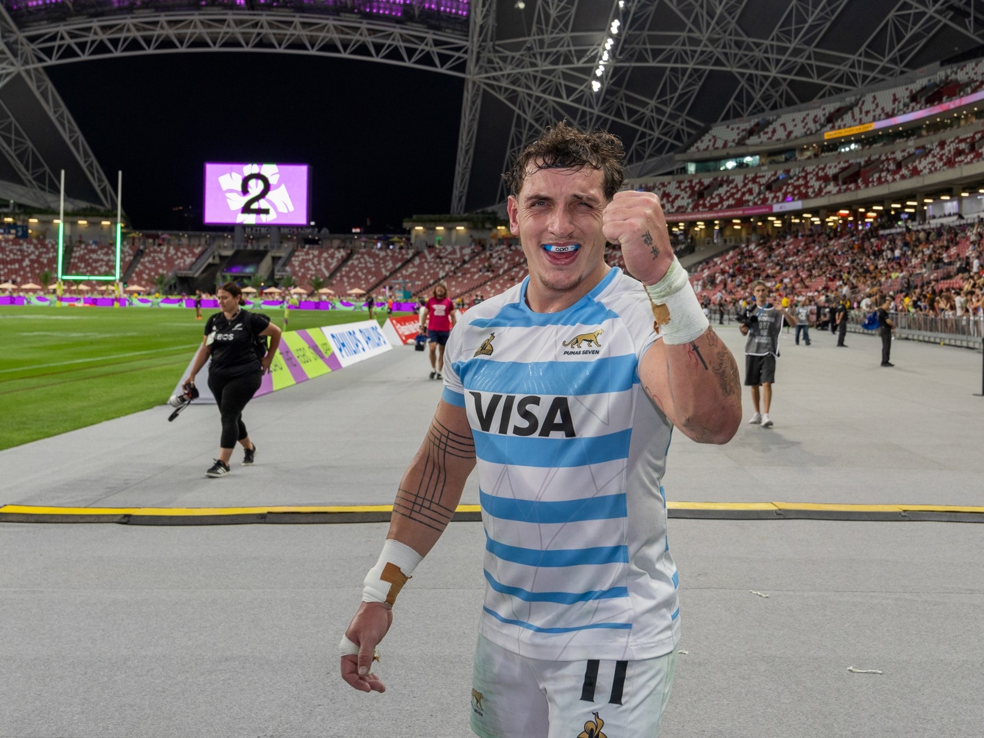 Luciano González Rizzoni, the Pumas 7's "wrecking ball": "Last year we came close, so now we're going for the double."