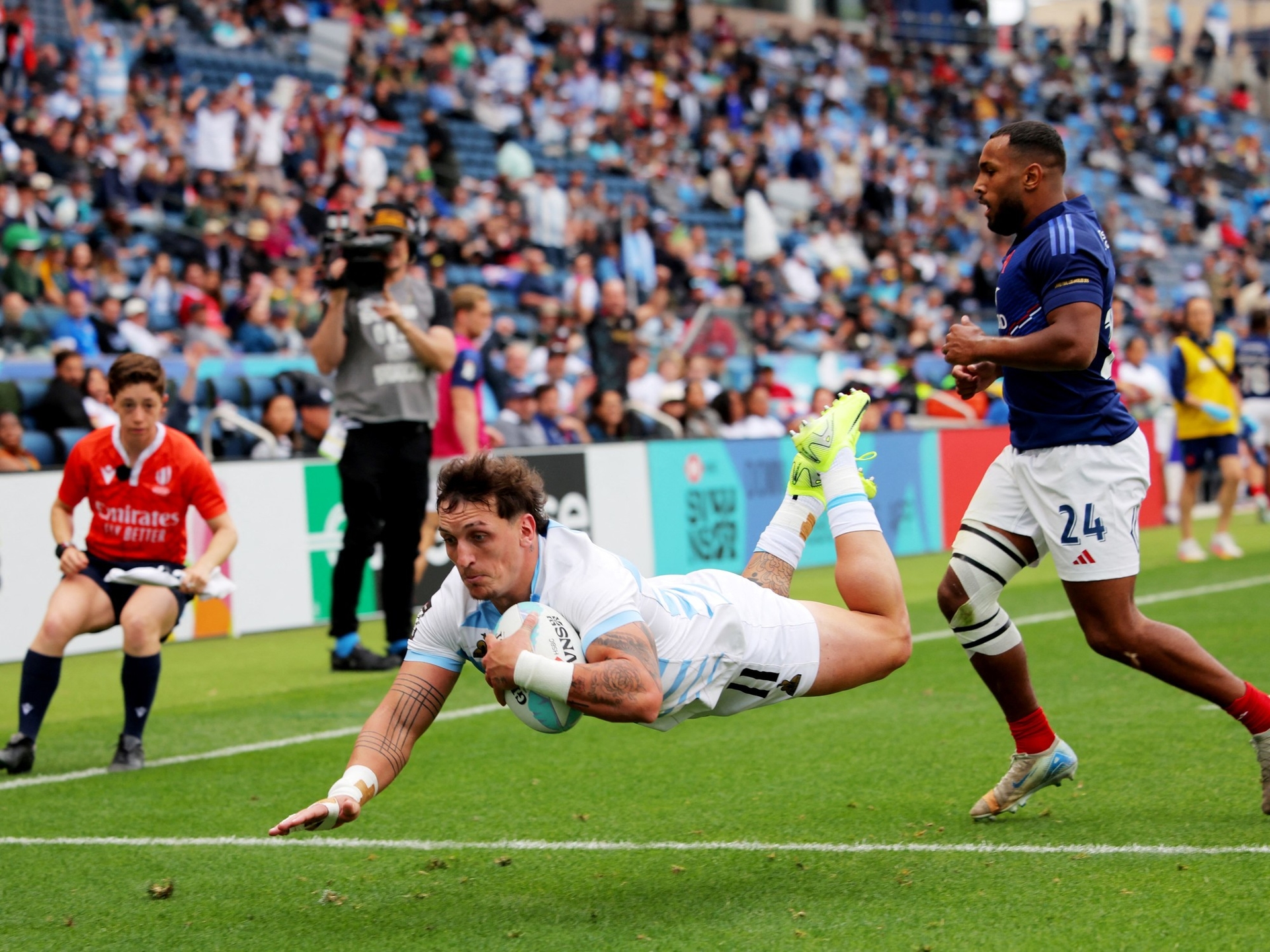 The Pumas 7's advanced to the semifinals of the Los Angeles Sevens and are two steps away from being crowned the best in the world.