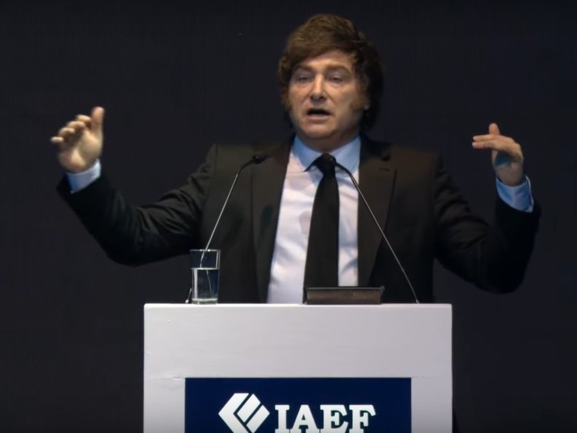 Javier Milei, sanal kara para aklama ve tasarruf sahiplerinin "parmak izlerini bırakma" korkusu hakkında konuştu.