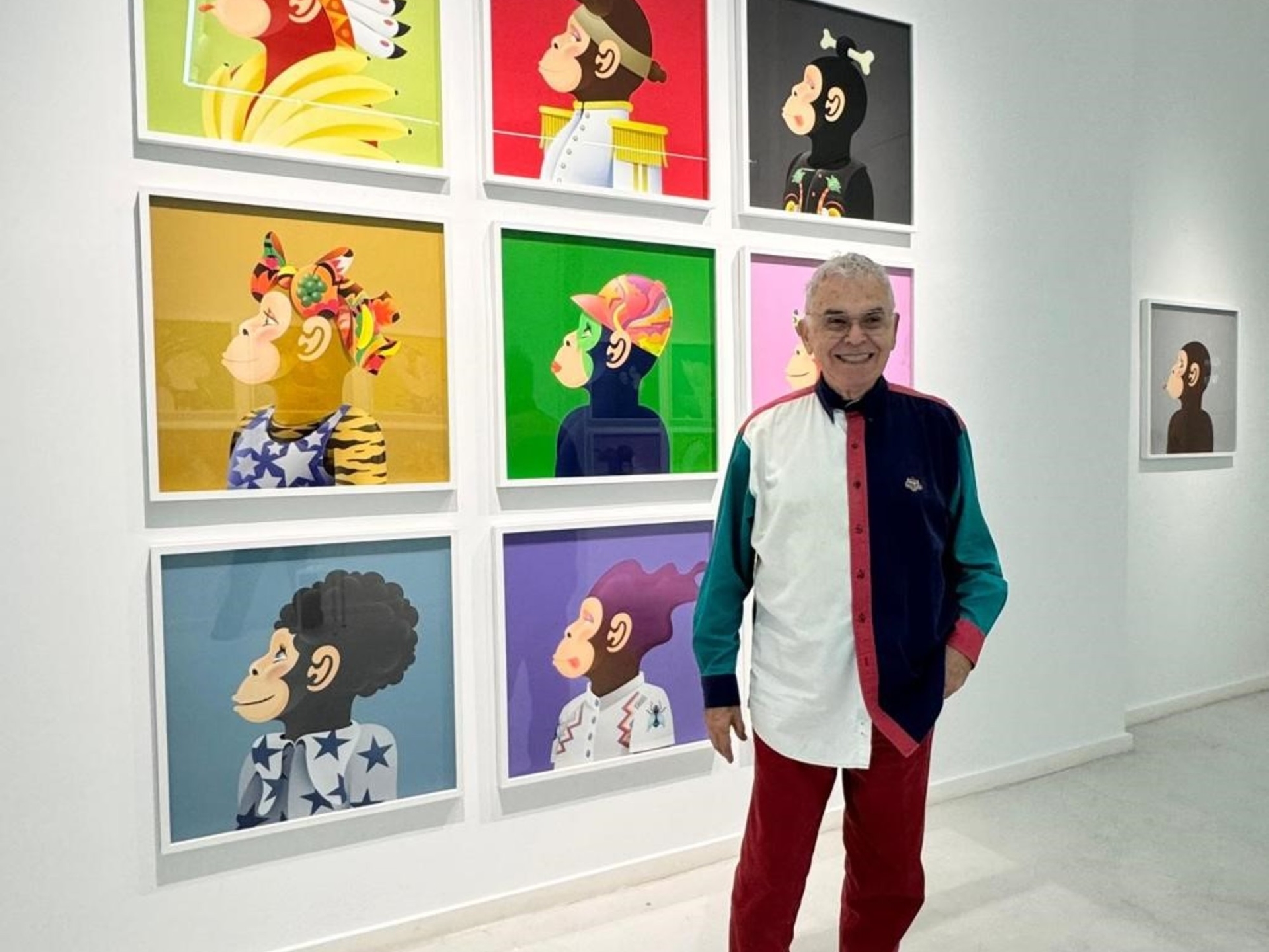 Edgardo Giménez, a pop star with 1942 fine-looking monkeys