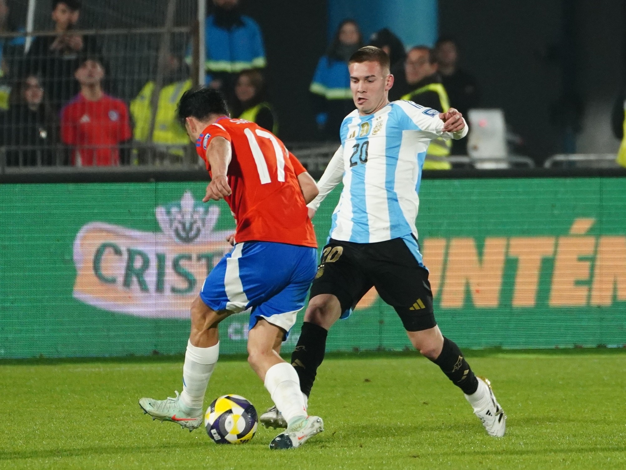 Franco Mastantuono made his debut for the Argentine national team and set a record for precocity in the sky blue and white.