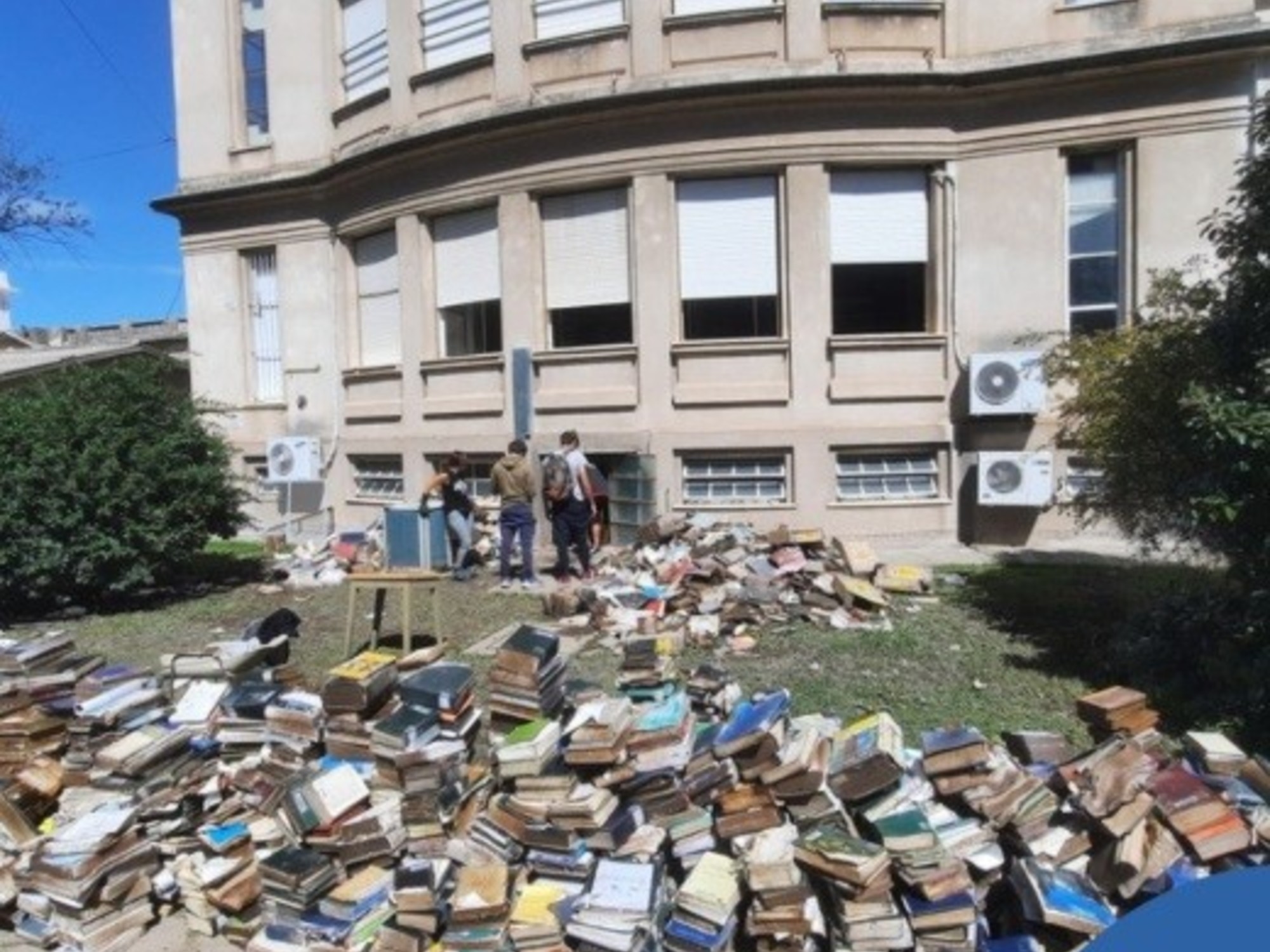 Haben Sie ein Buch für Bahía Blanca? Eine Kampagne sammelt Exemplare für überschwemmte Bibliotheken.
