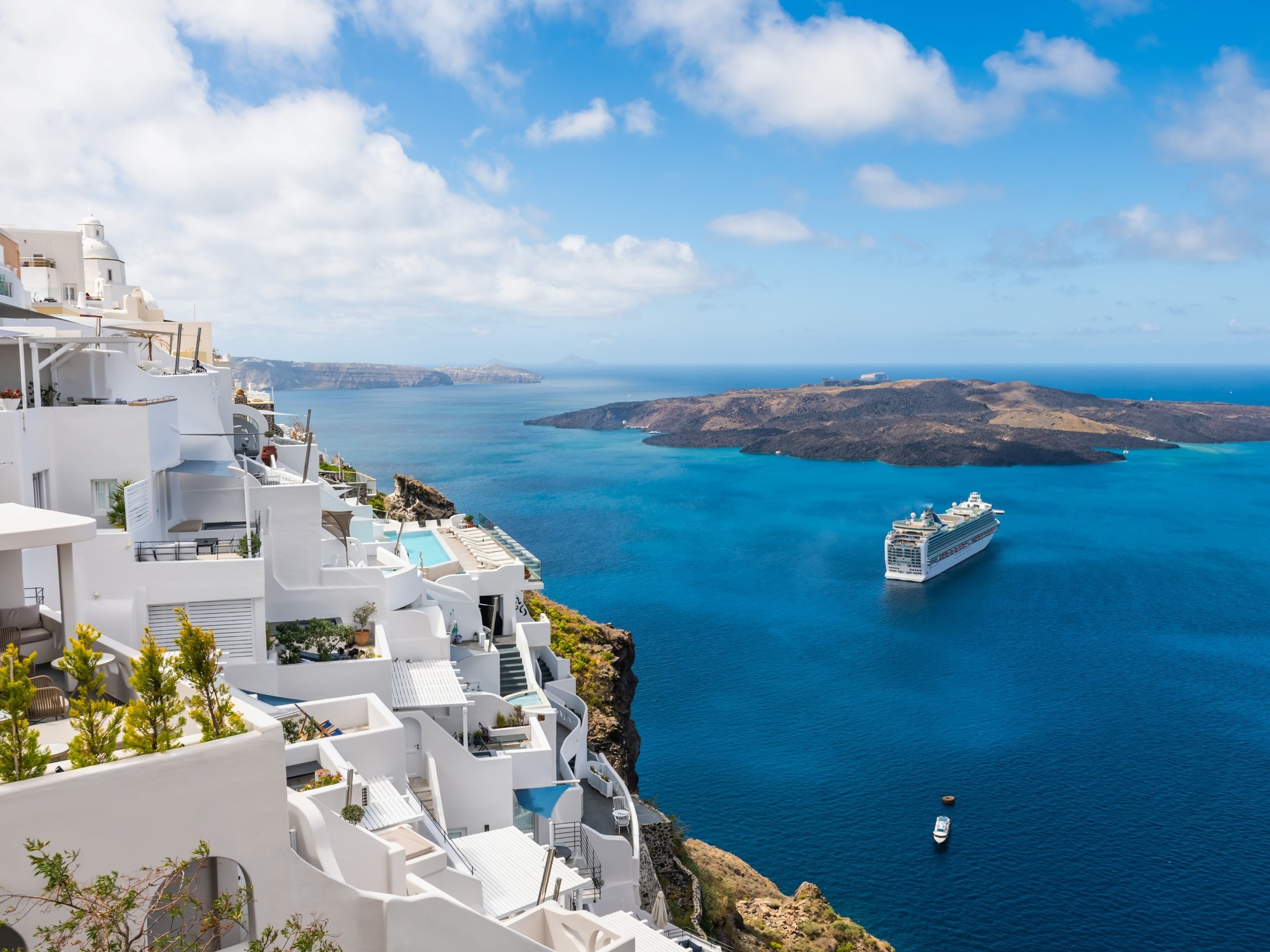 Few residents, millions of tourists: Greek ports begin charging a fee to arriving cruise passengers.