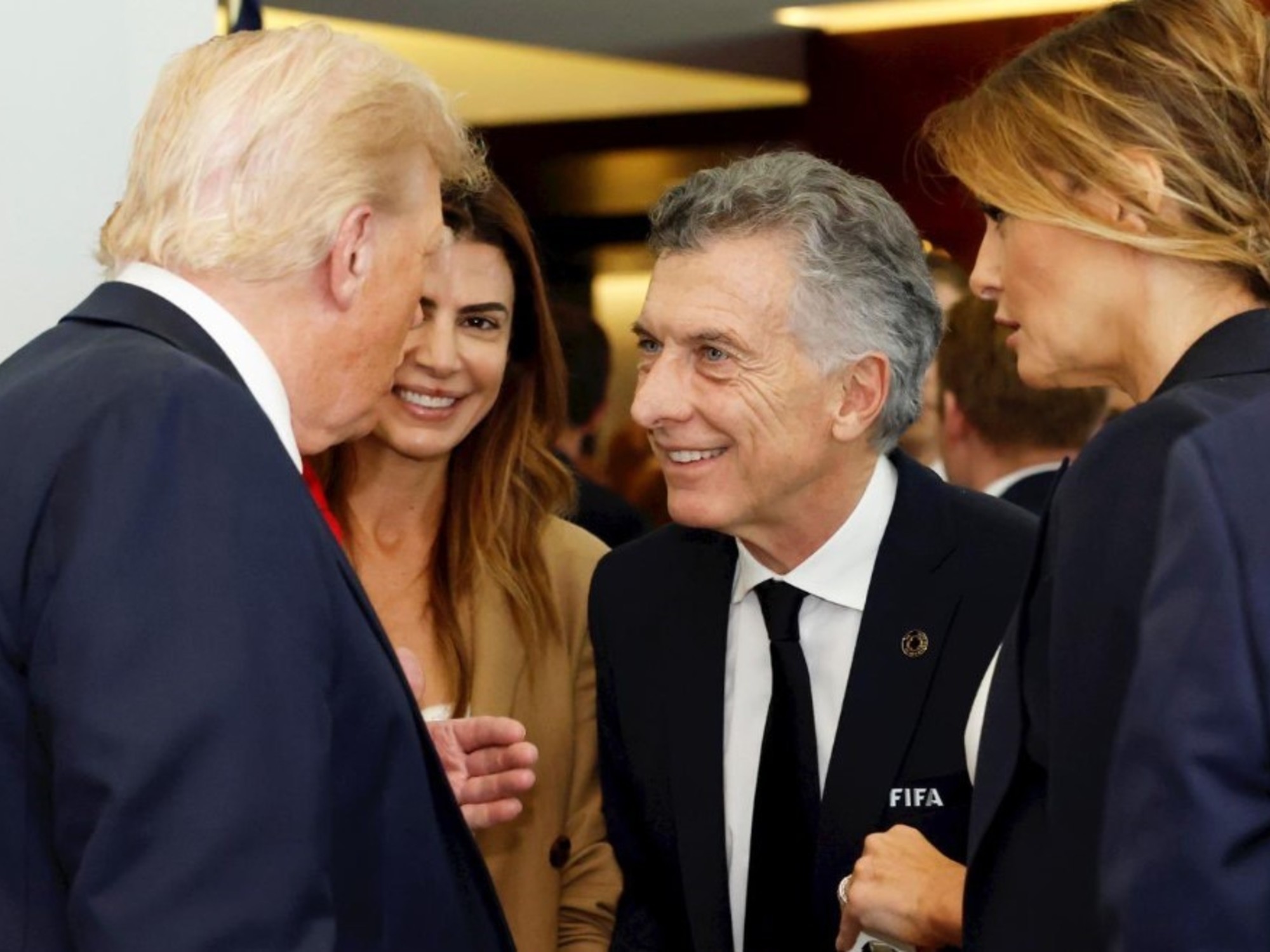 La foto de Mauricio Macri y Donald Trump: "Reencuentro en la final del Mundial de Clubes"