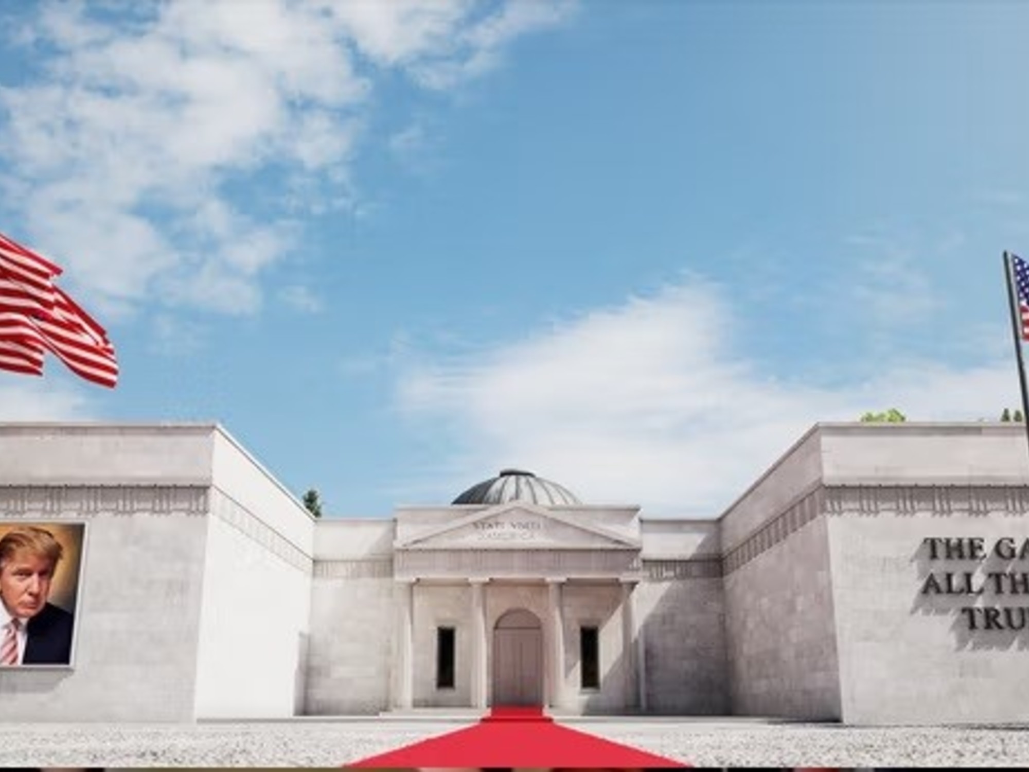 The US could bring a Trump souvenir exhibition to its pavilion at the Venice Biennale.