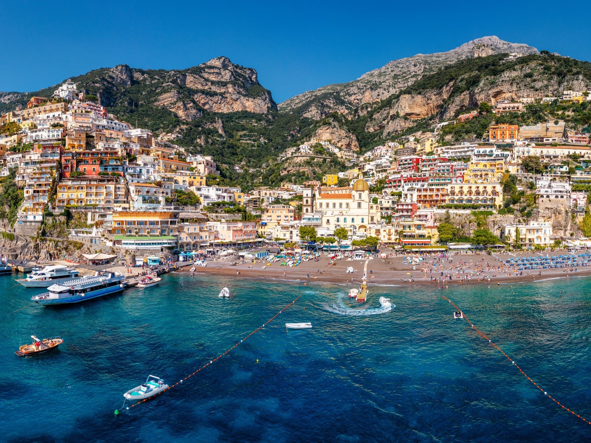 Italy's fascinating Amalfi Coast: hilltop villages, azure beaches, vineyards, olive and lemon groves
