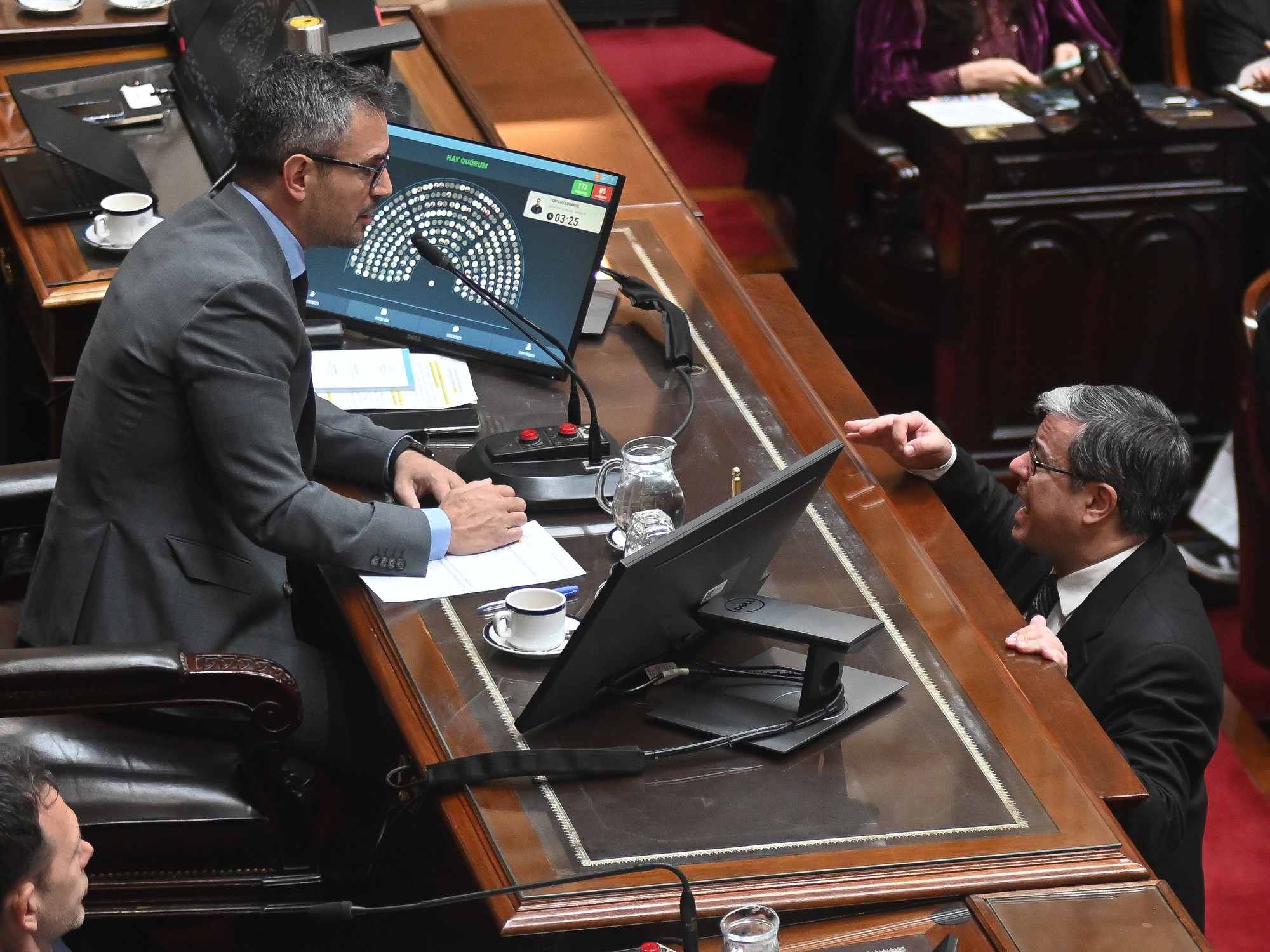 “It looks like a parrot”: Martín Menem ordered Germán Martínez to shut up in the middle of the Deputies session