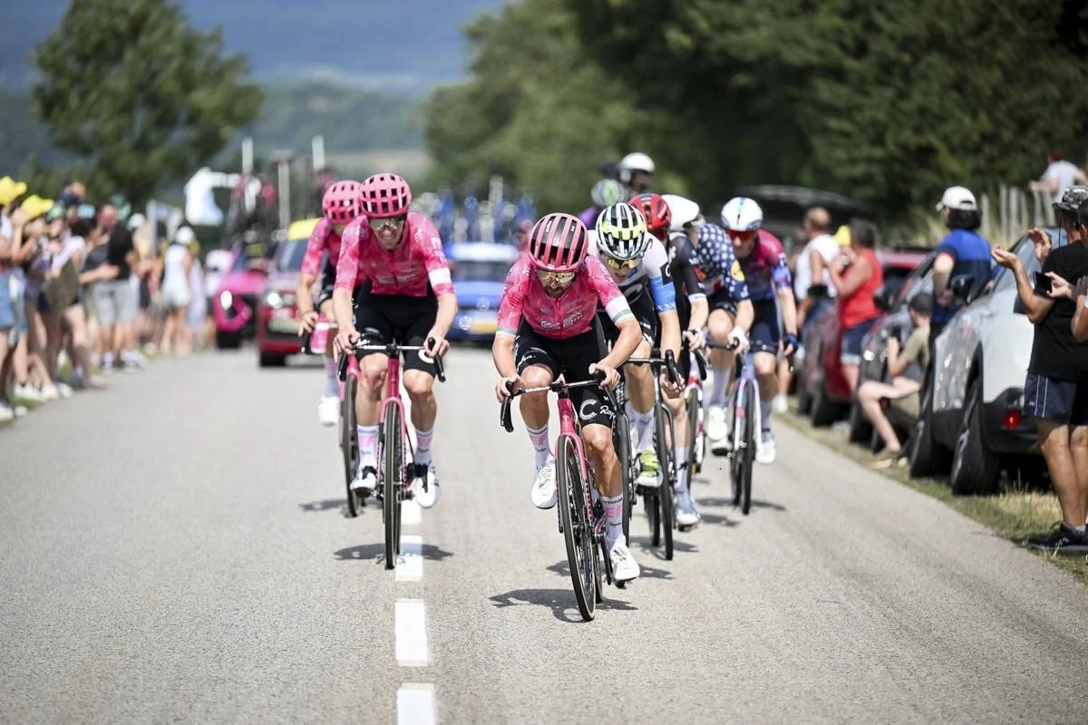 Ben Healy ontsnapte naar de 'gele' klasse in de Tour de France