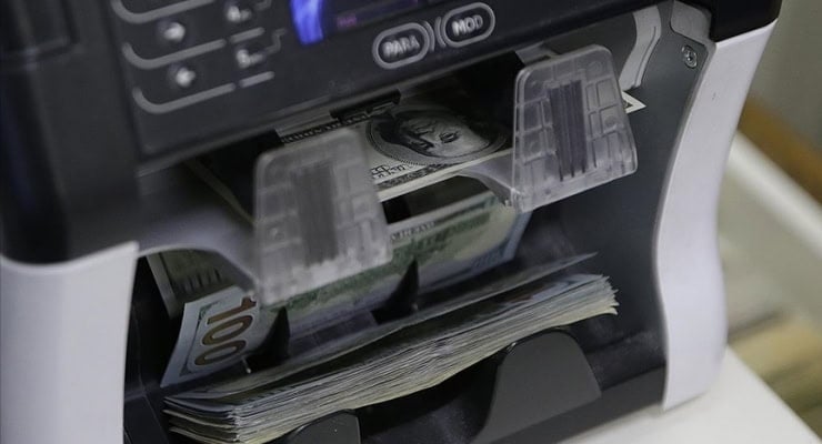 The current account showed a surplus of $5.5 billion