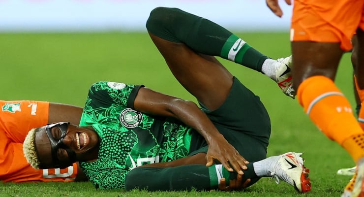 A moderate sprain was detected in Victor Osimhen's ankle ligaments