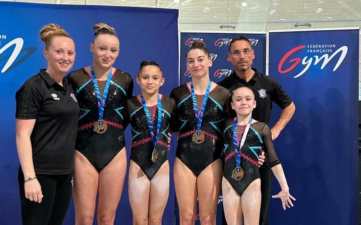 Gimnasia: Las niñas de Dordogne Children's alcanzan el nivel 1 del Nacional