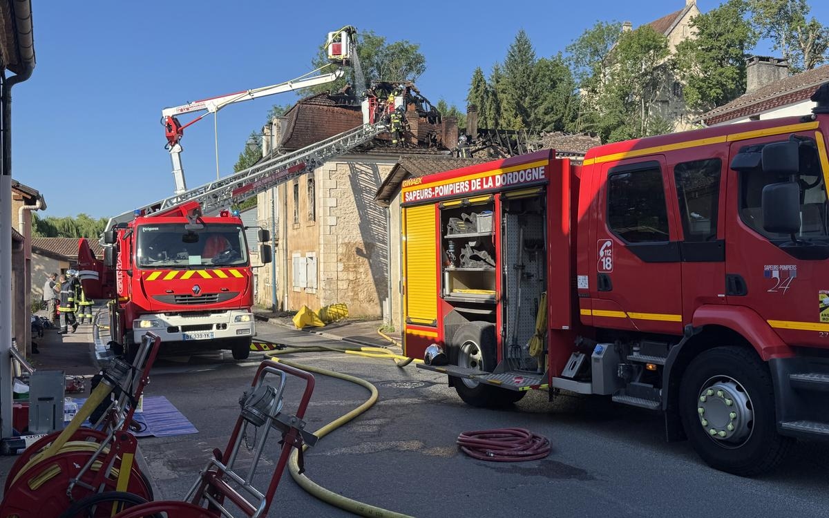 Twee appartementen verwoest door brand in Agonac