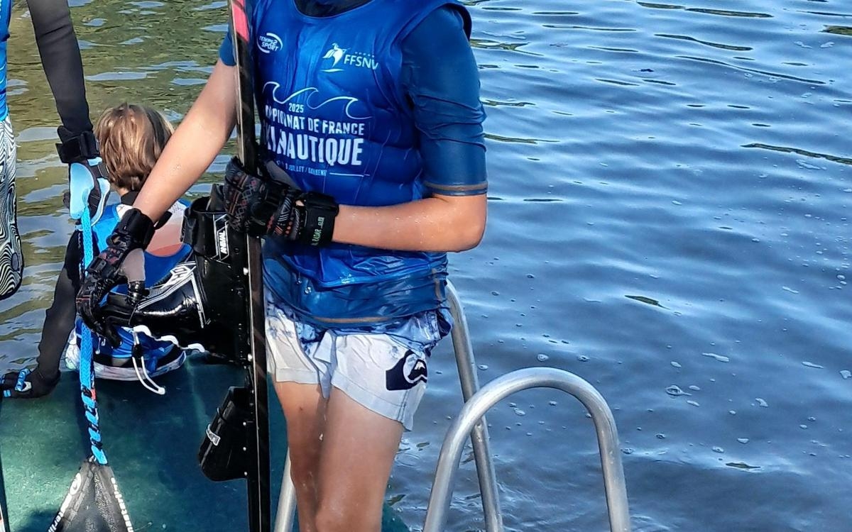 Waterskiën: een Périgourdin is Frans kampioen... op 12-jarige leeftijd