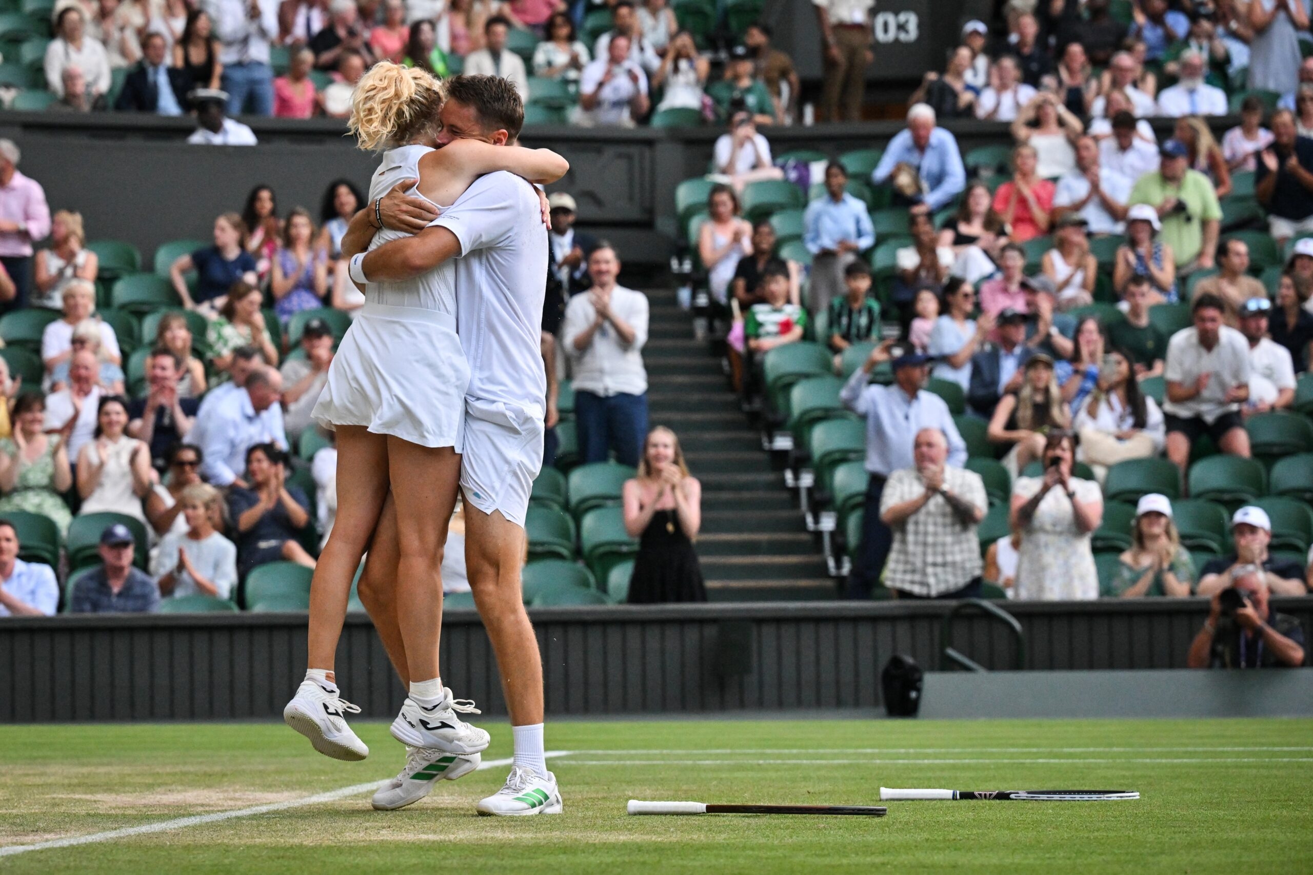 Sem Verbeek, Wimbledon karışık çiftler şampiyonluğuyla tarihe geçti