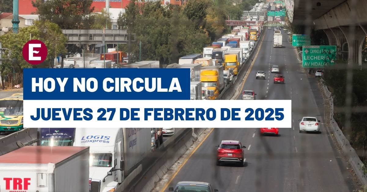 Double application : quelles voitures ne circuleront pas ce jeudi en raison de l'urgence à CDMX et Edomex ?