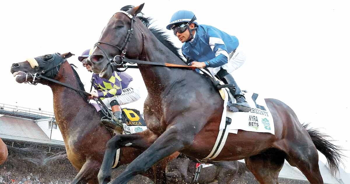 La sovranità, un titano sulla pista di Saratoga