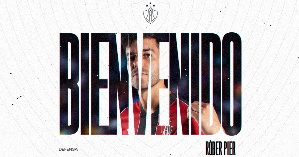 Róber Pier es nuevo jugador del Atlas de cara a Liga MX y Leagues Cup