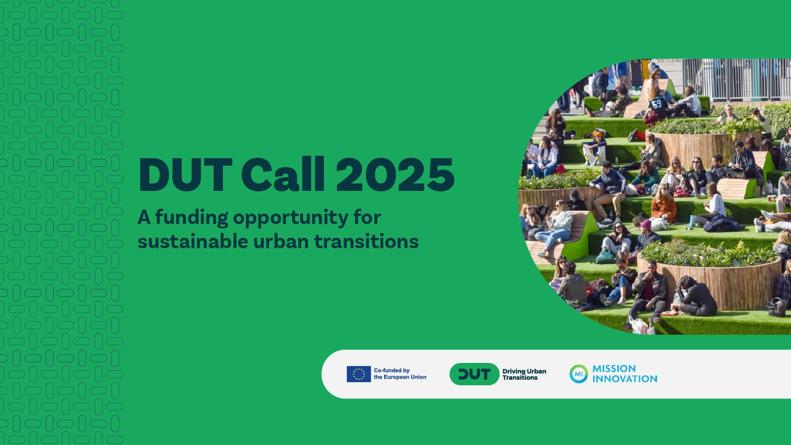 Abertura do Concurso 2025 da Parceria Europeia DUT – Driving Urban Transitions